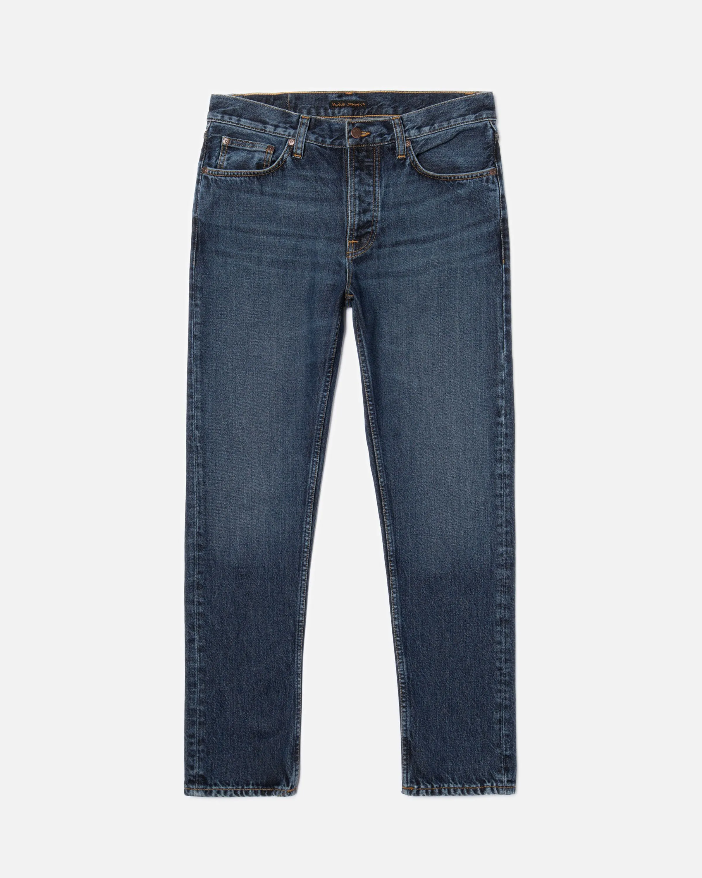 Nudie Steady Eddie II Regular Tapered Mens Jeans - Blue Soil