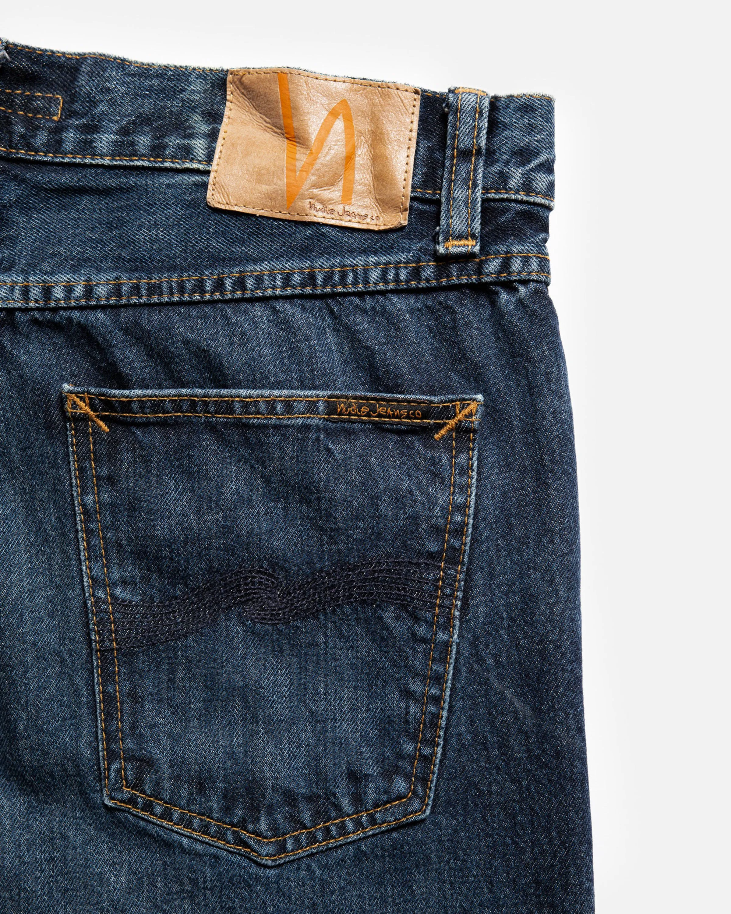 Nudie Steady Eddie II Regular Tapered Mens Jeans - Blue Soil