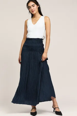 Olsen Crinkle Maxi Skirt