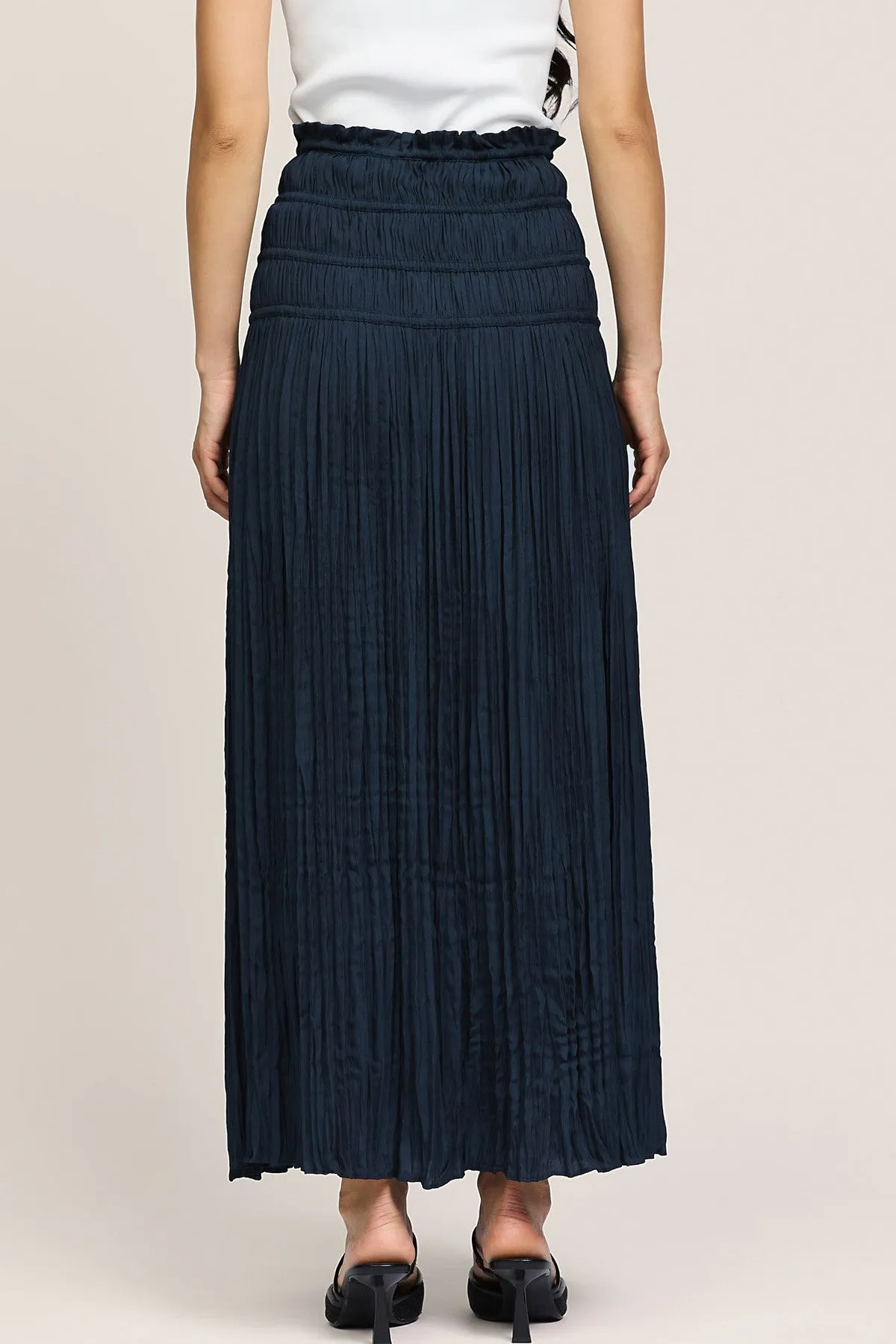 Olsen Crinkle Maxi Skirt
