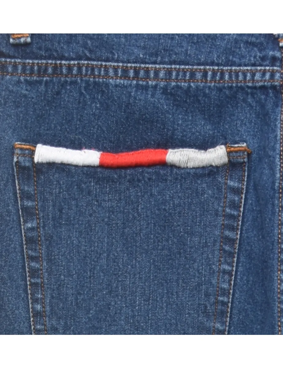 Patchwork Straight Fit Jeans - W30 L28