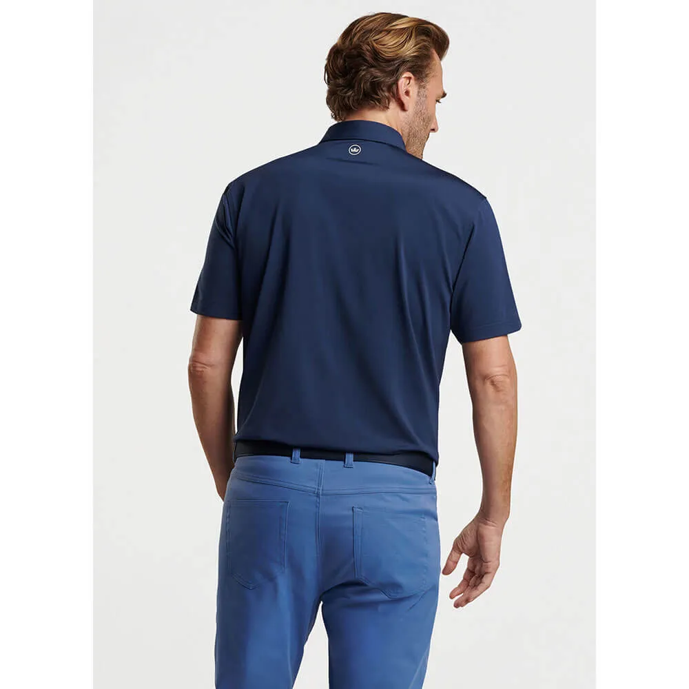 Peter Millar Men's Archer Performance Jersey Polo Shirt - Navy