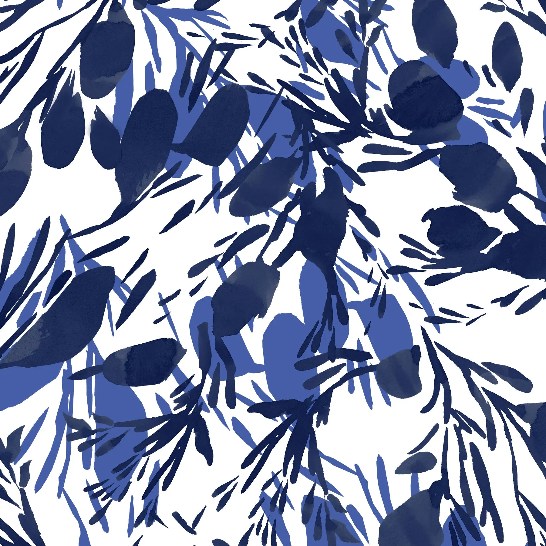 PETITE Three Quarter Print Polo | Nightfall 71B