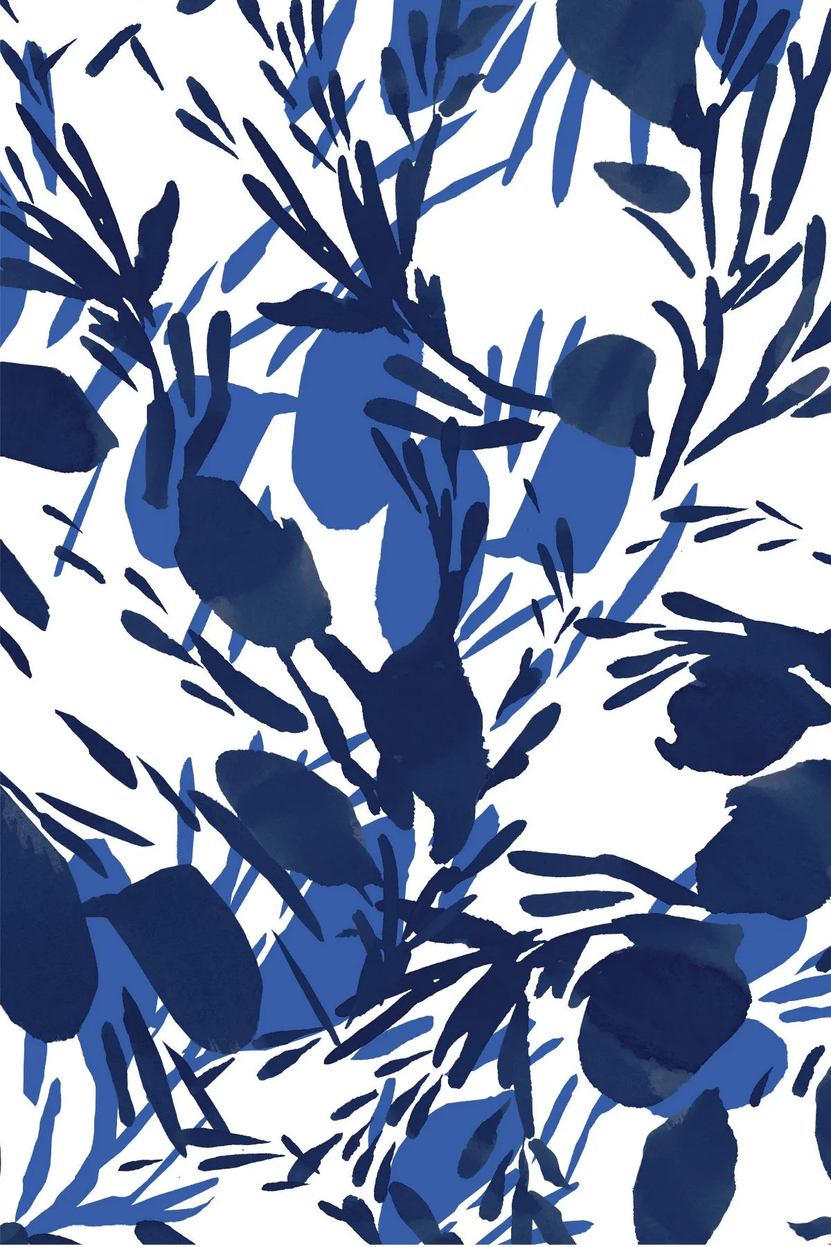 PETITE Three Quarter Print Polo | Nightfall 71B