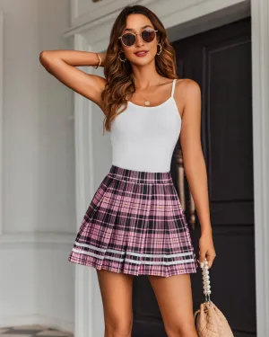 Plaid Pleated Skirt School Uniform Skirt