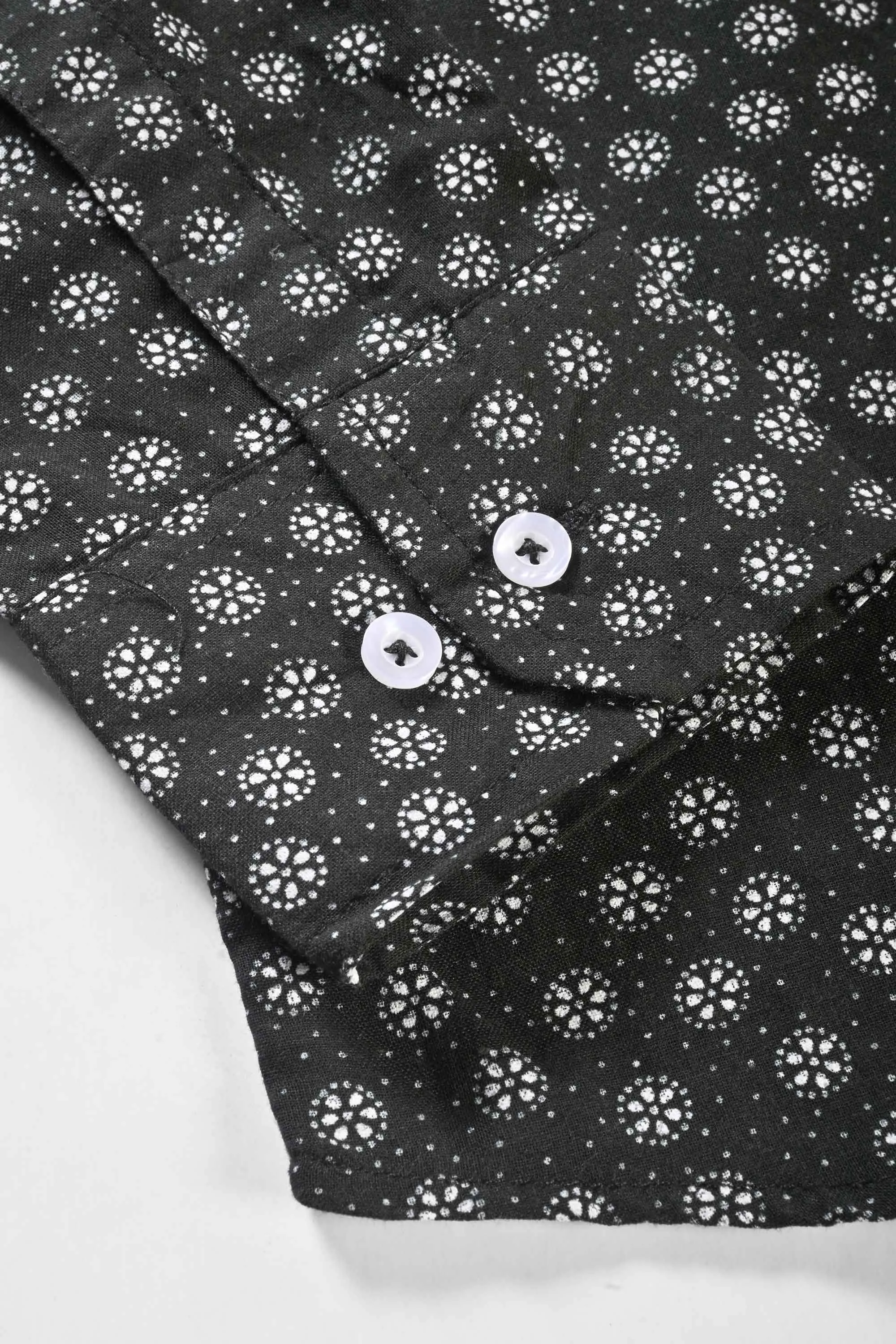 Polo Republica Men's Dots Printed Casual Shirt