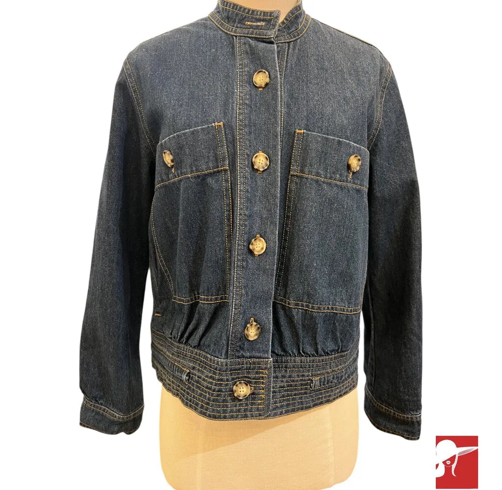 Rails Alma raw denim jacket size S