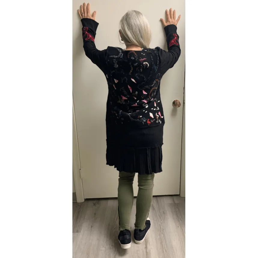 Recycled no waste felted Sweater dress tunic