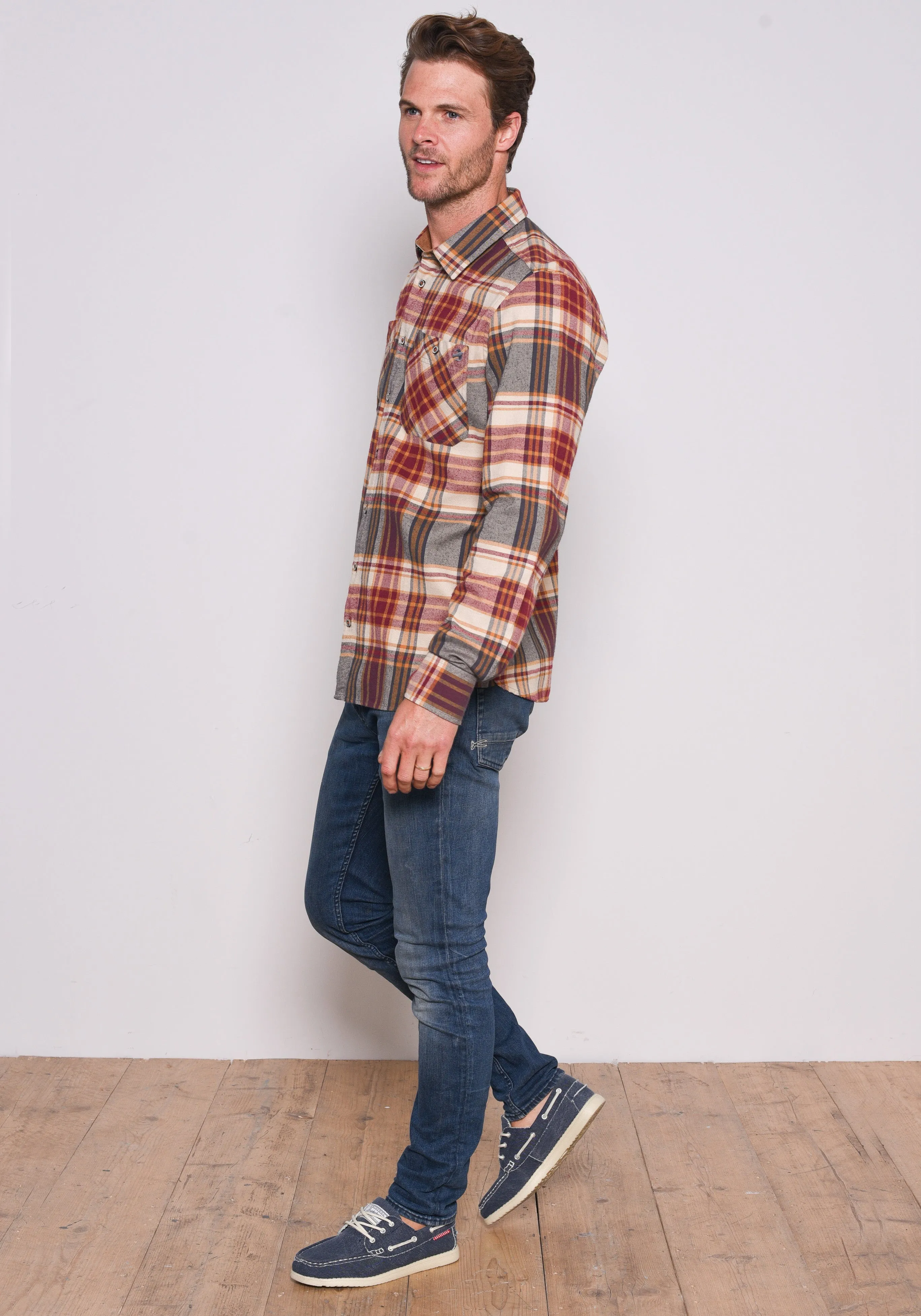 Red Checked Flannel Shirt