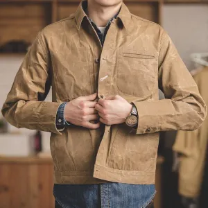 Retro Light Casual Khaki Jacket