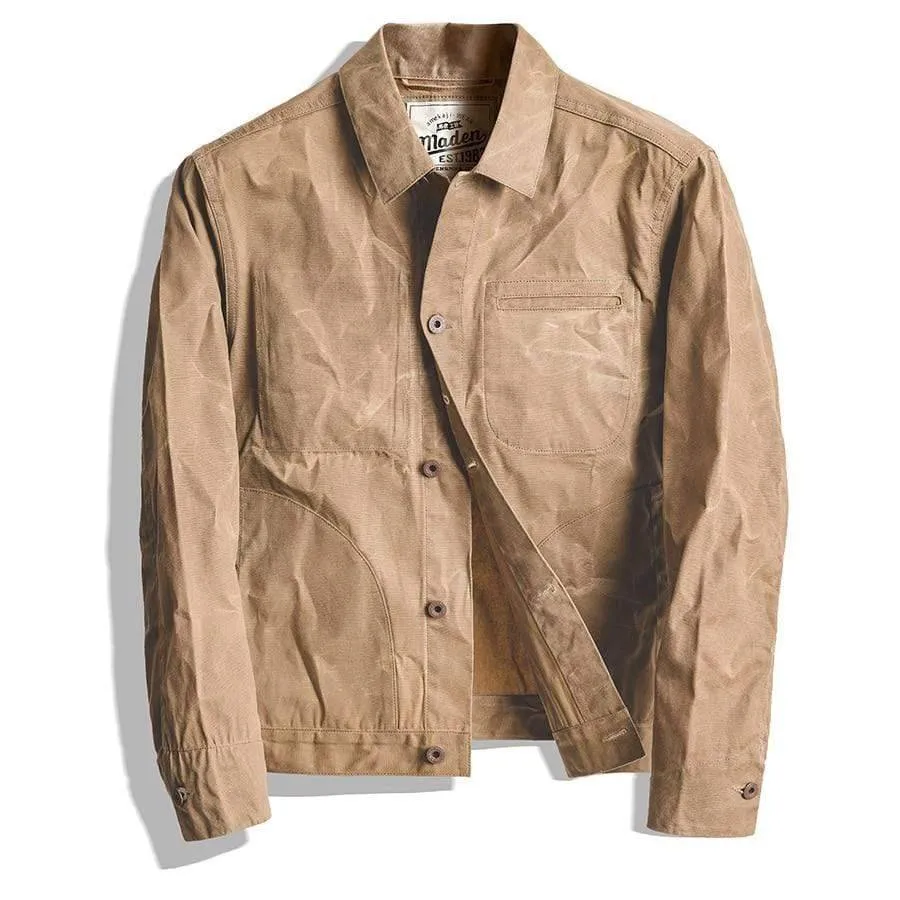 Retro Light Casual Khaki Jacket