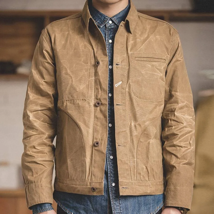 Retro Light Casual Khaki Jacket