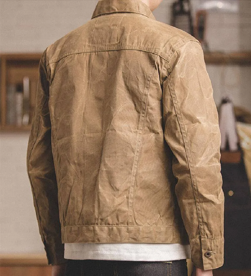 Retro Light Casual Khaki Jacket