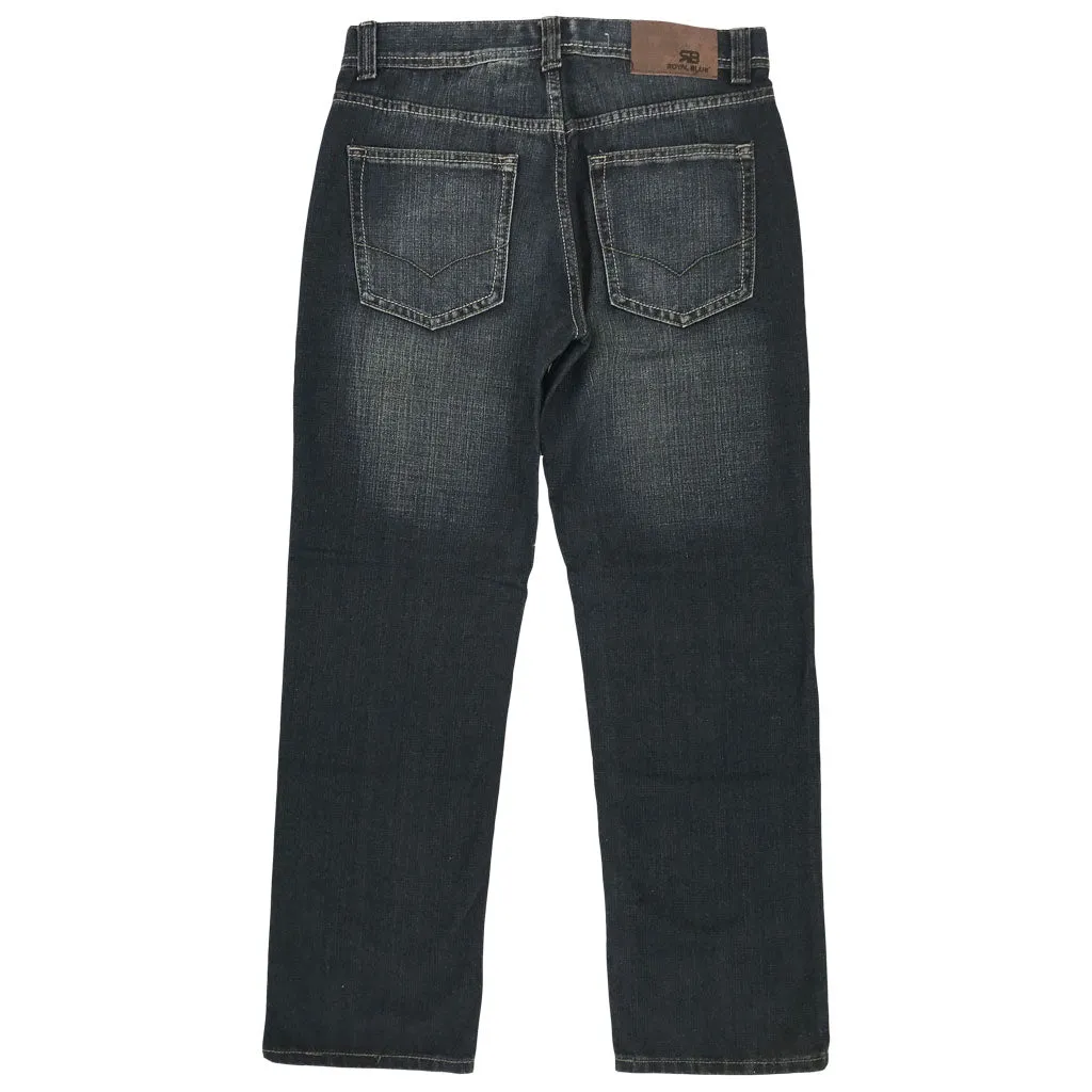 Royal Blue 82028 Men's Straight Fit Jeans Blue