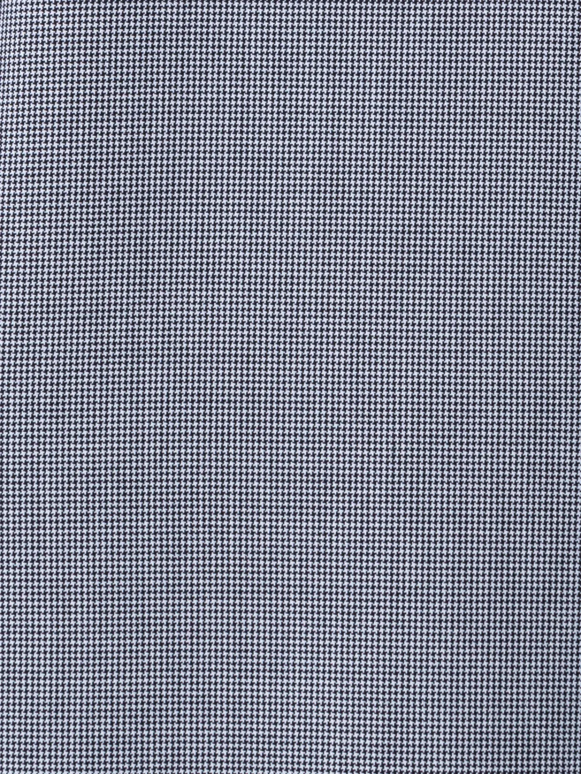 Sheath Dress in Micro Houndstooth Pebble Crêpe