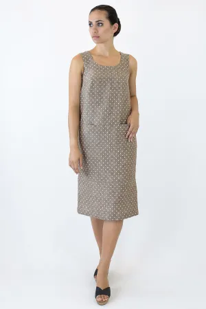 Sheath Linen Column Dress KL-06