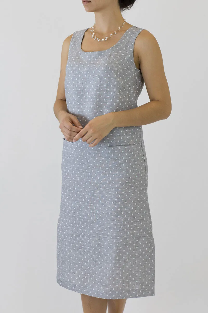 Sheath Linen Column Dress KL-06