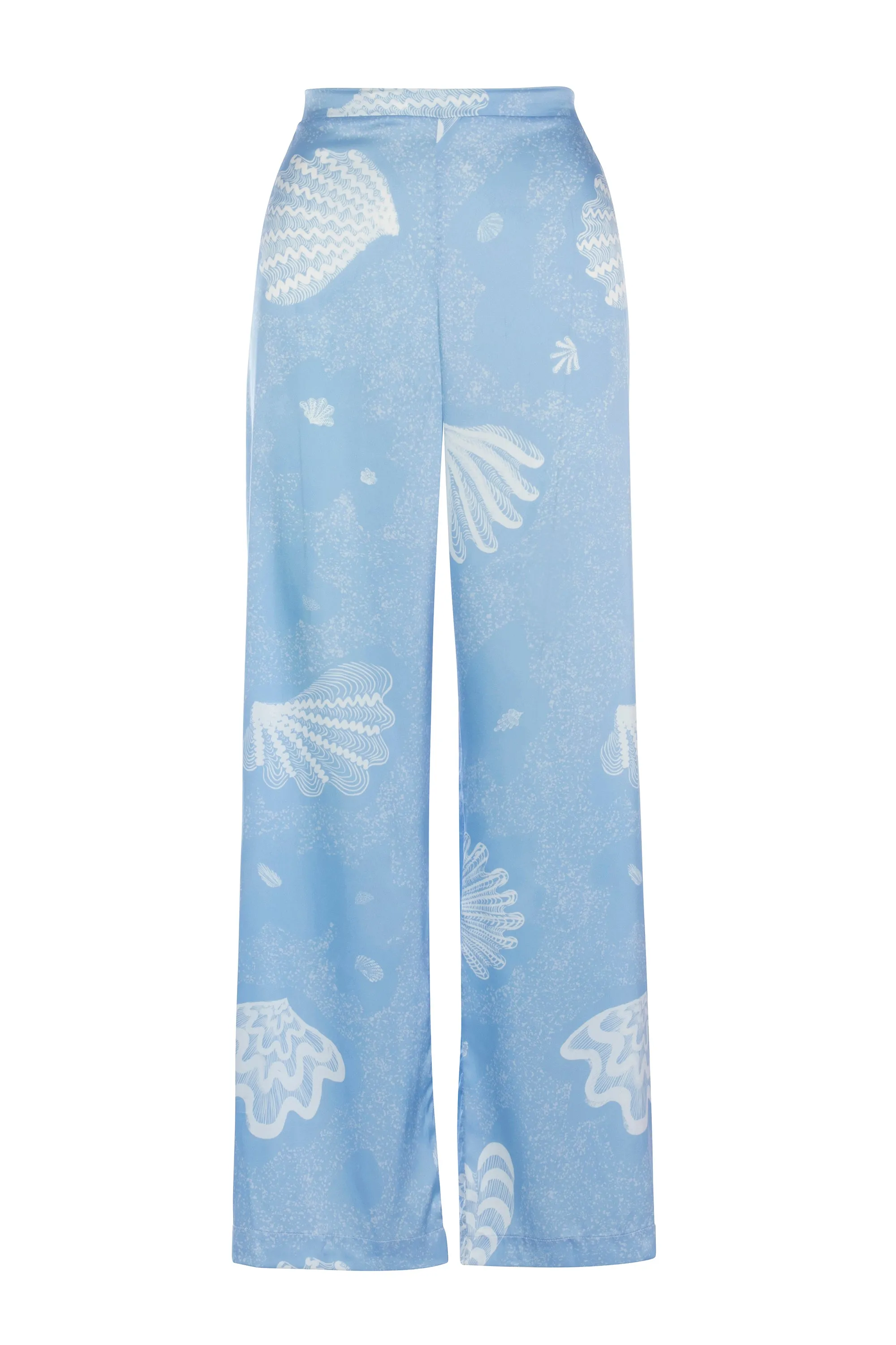 Shellegance White Shells and Sand- Corsica Palazzo pants