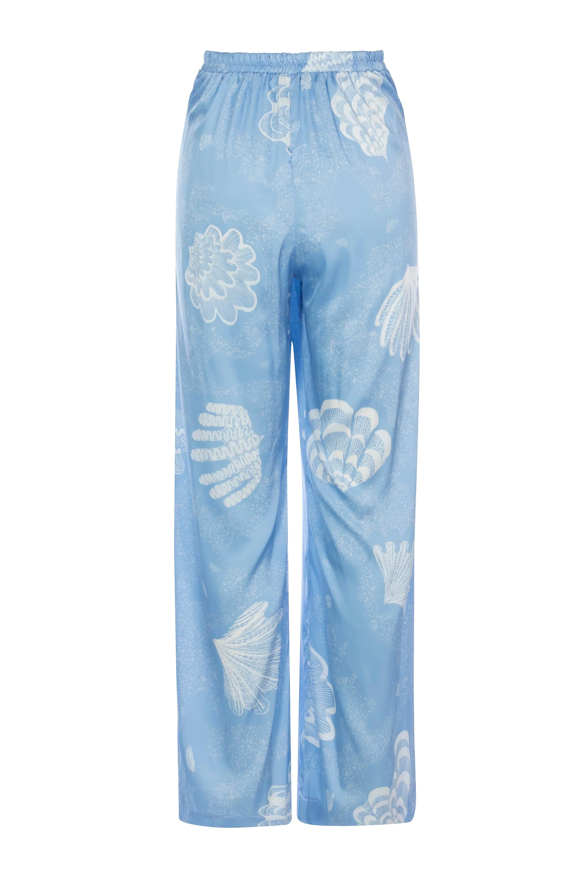 Shellegance White Shells and Sand- Corsica Palazzo pants