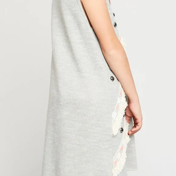 Sleeveless Tunic Sweater Dress - Big Girls