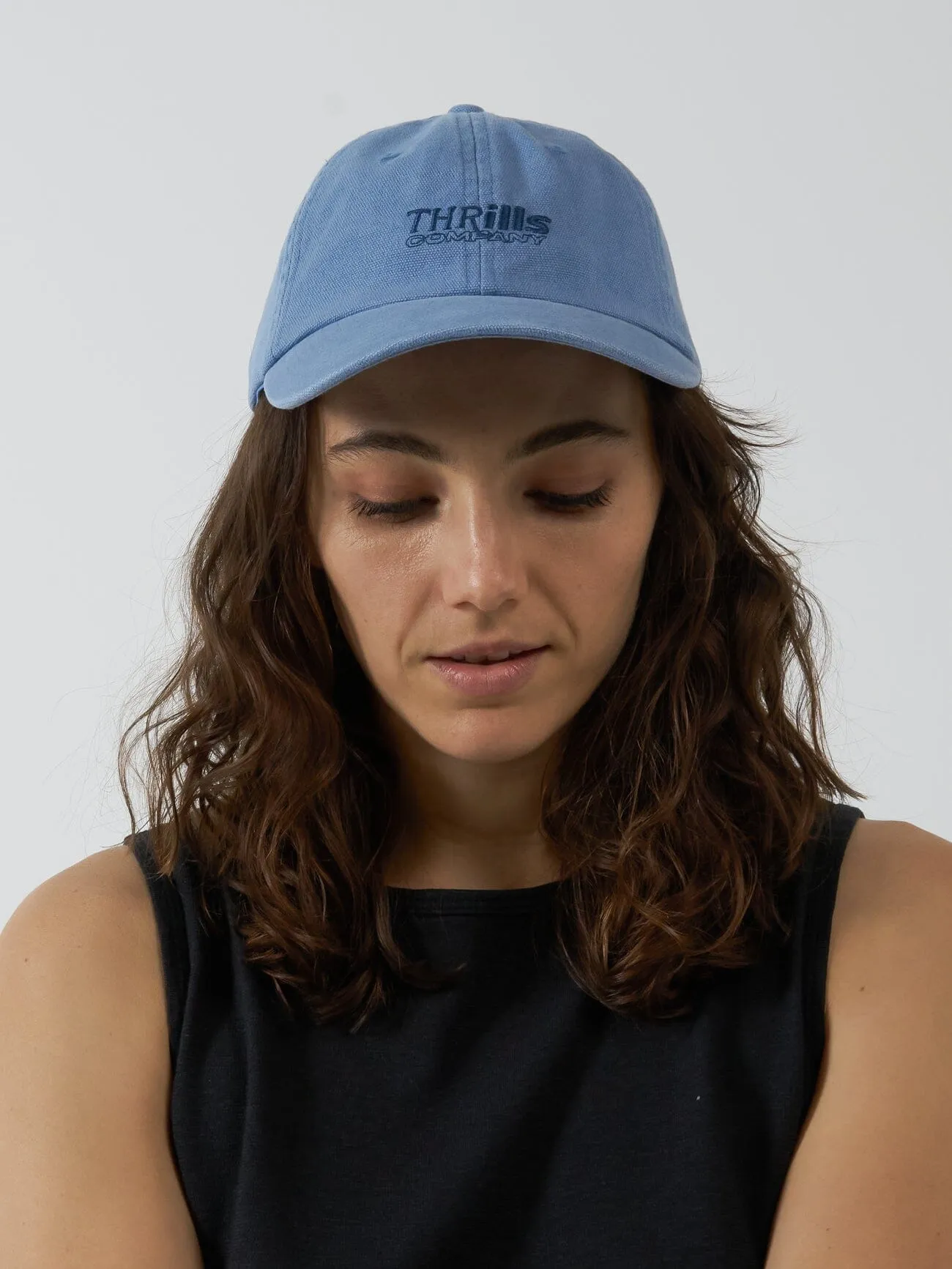 Split Decicion 6 Panel Cap - Postal Blue