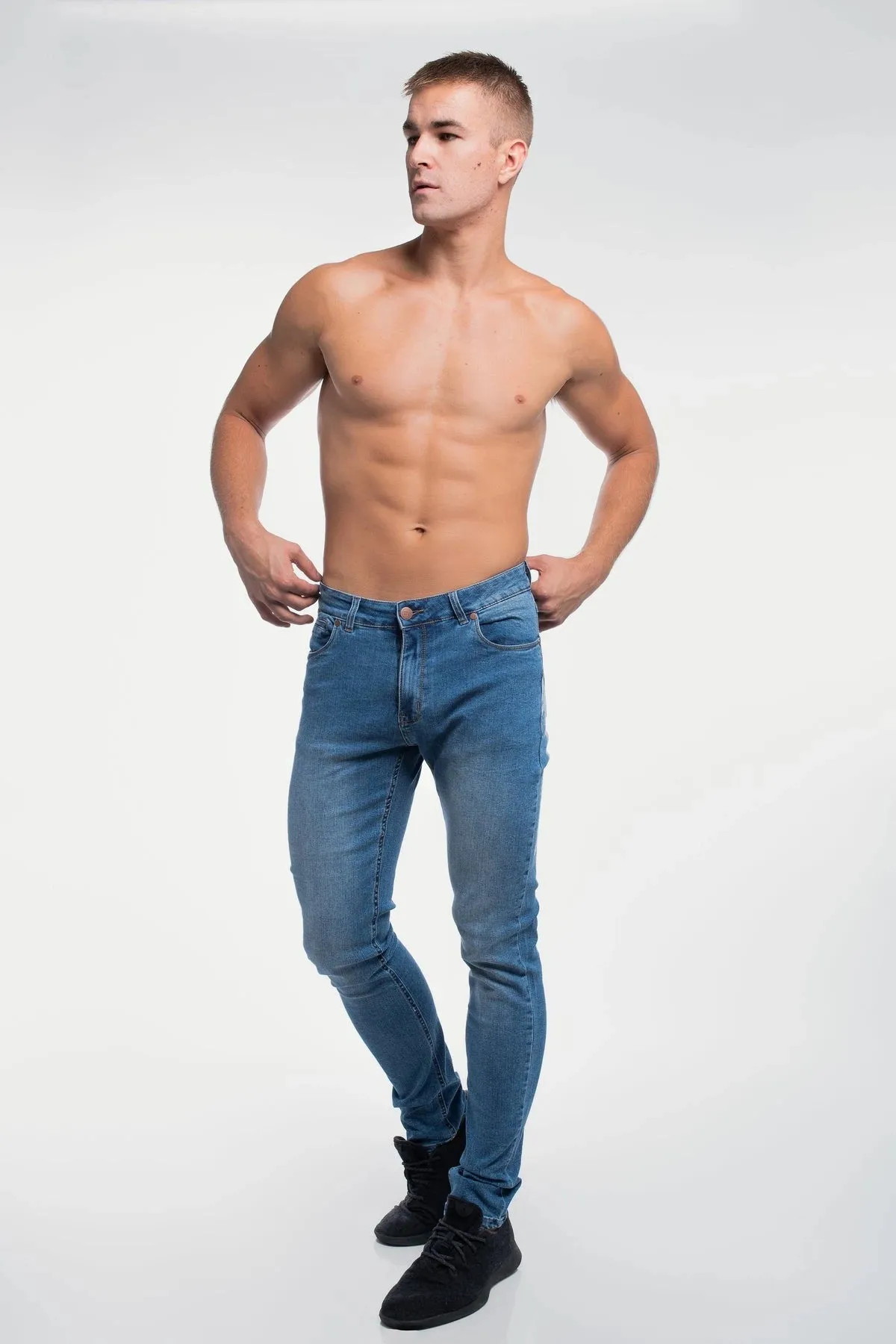 Straight Athletic Fit Jeans