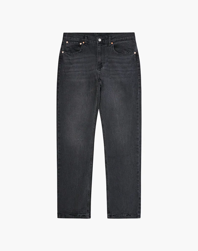 STRAIGHT FIT DENIM (BLACK)