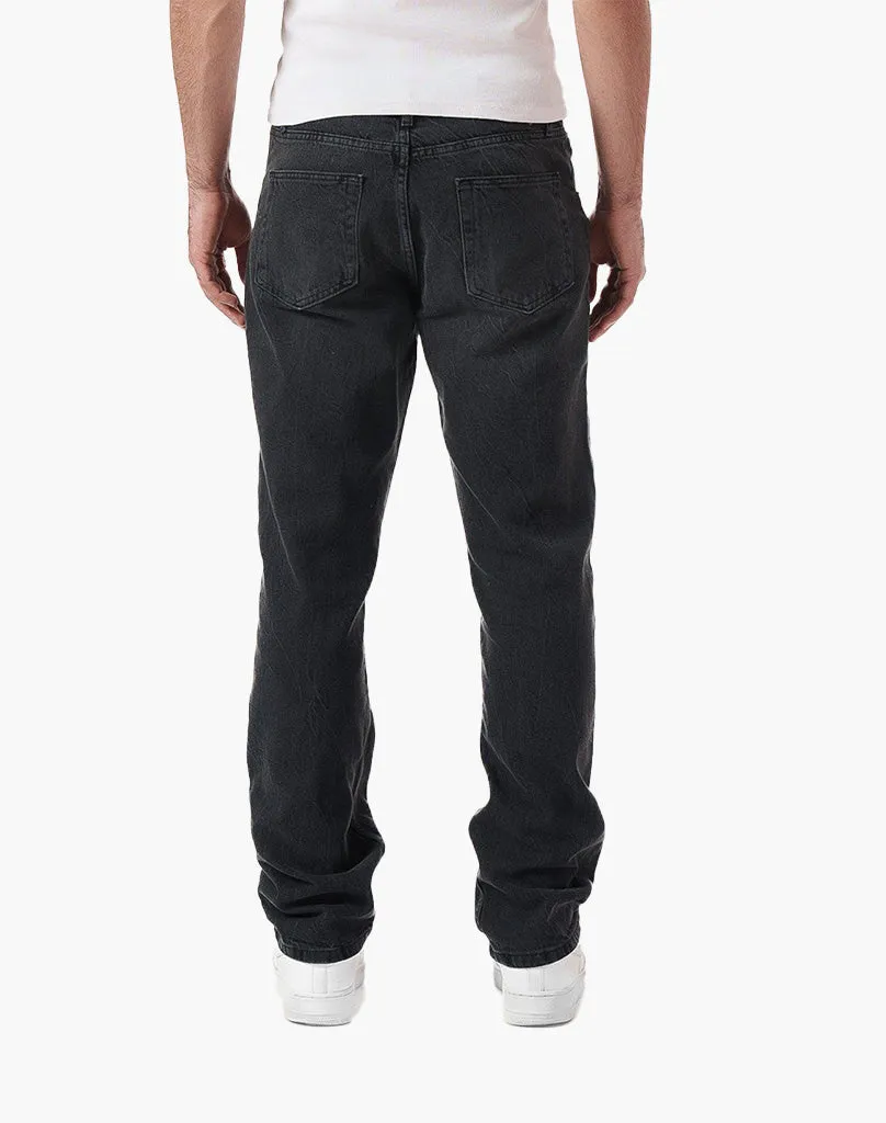 STRAIGHT FIT DENIM (BLACK)