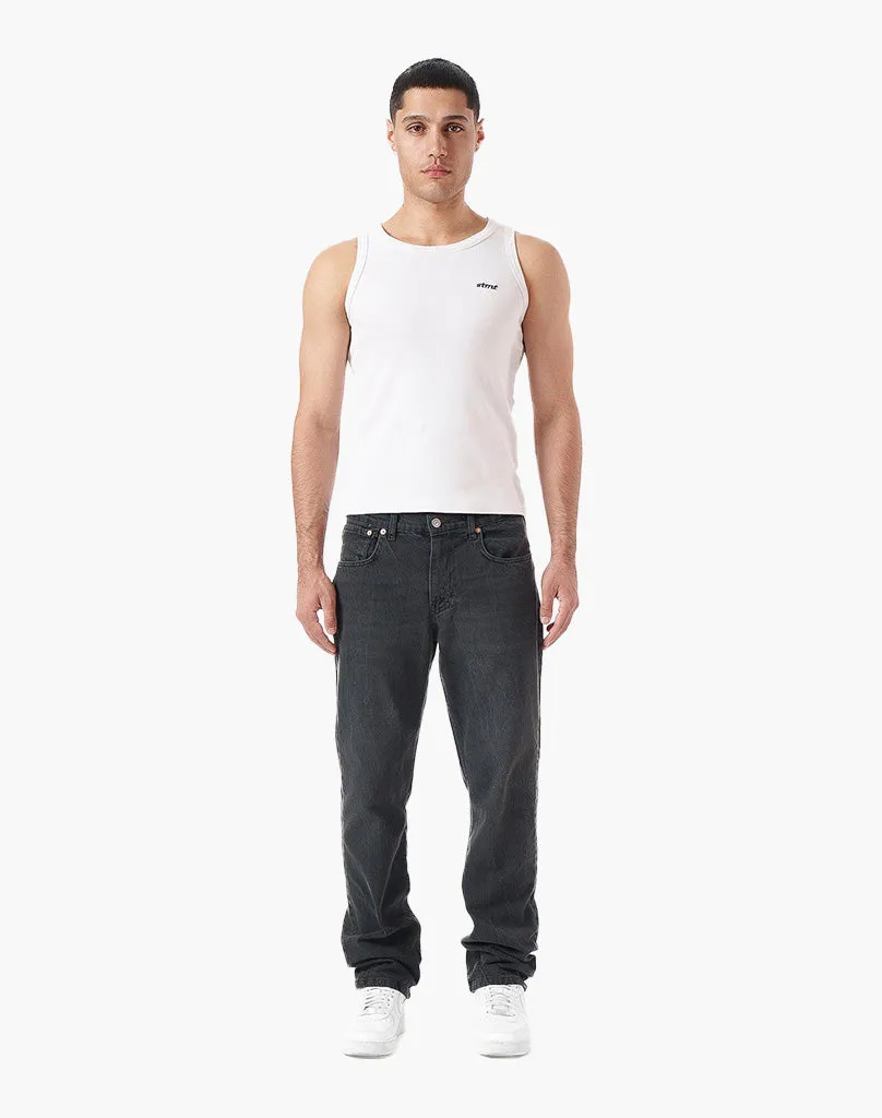 STRAIGHT FIT DENIM (BLACK)