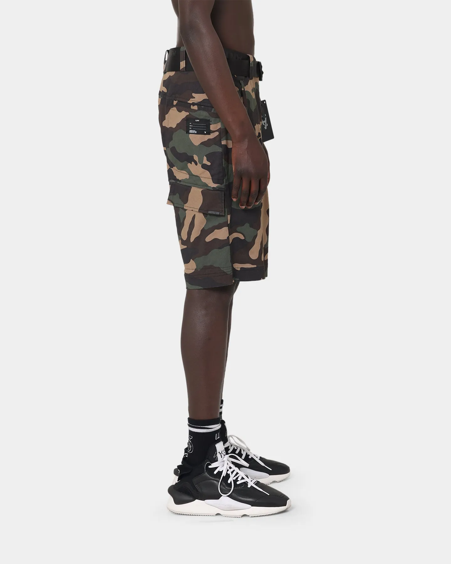 The Anti Order Schoolyard Cargo Shorts Woodland Camo