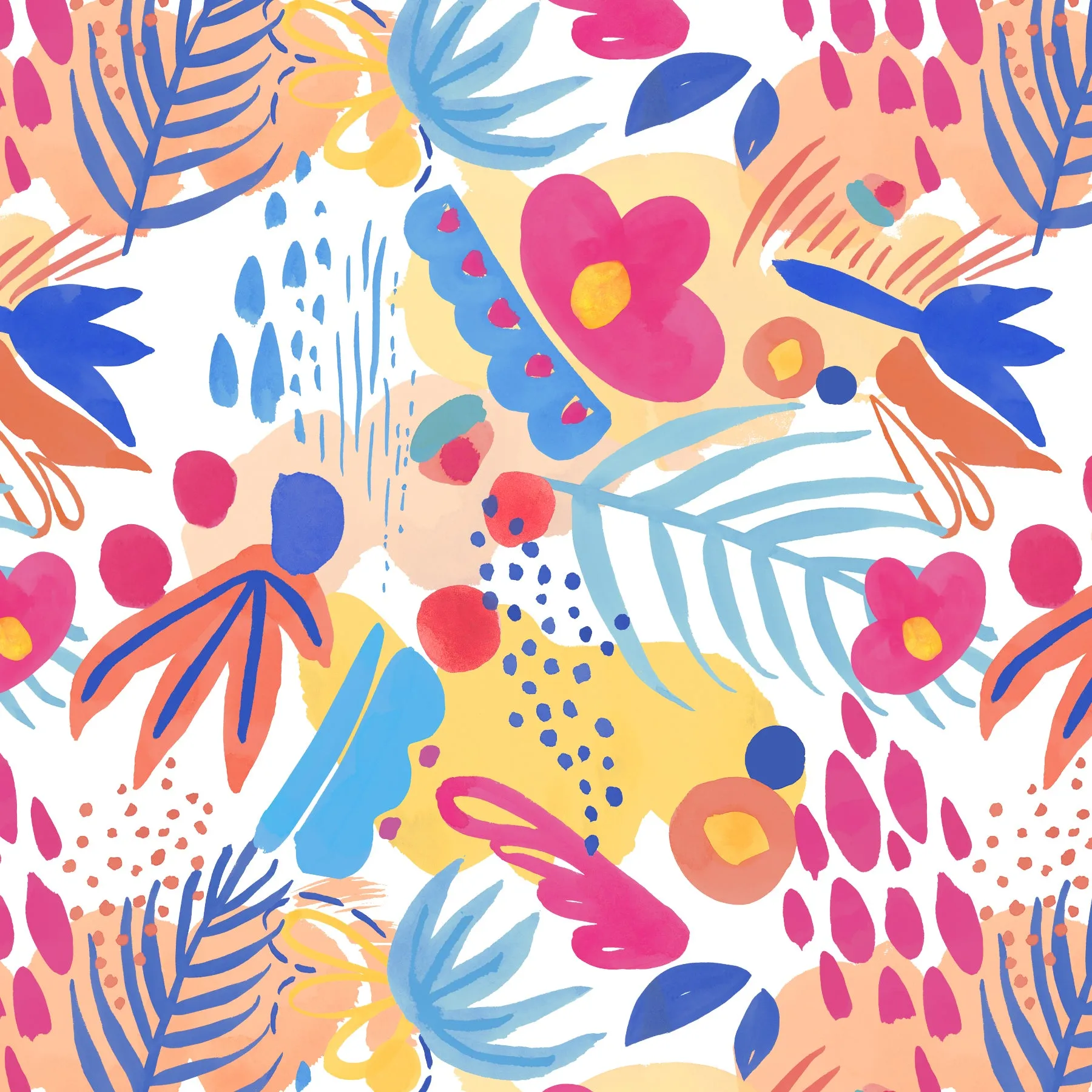 Three Quarter Sleeve Print Polo | Fiesta 67B