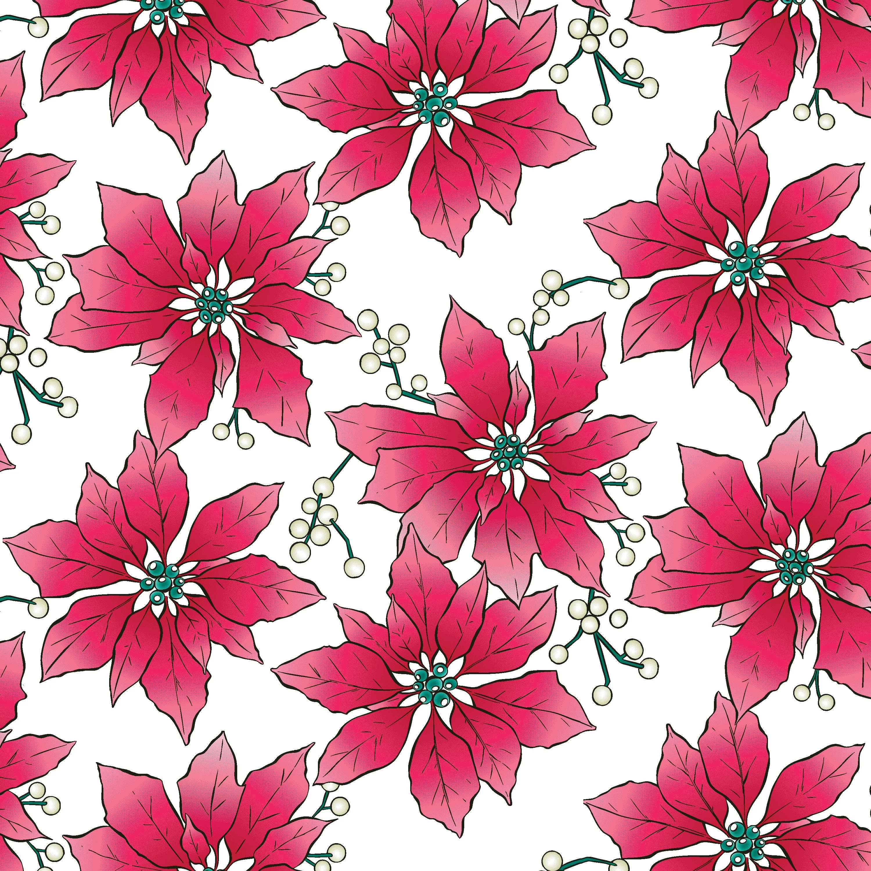 Three Quarter Sleeve Print Polo | Season's Splendor 51B