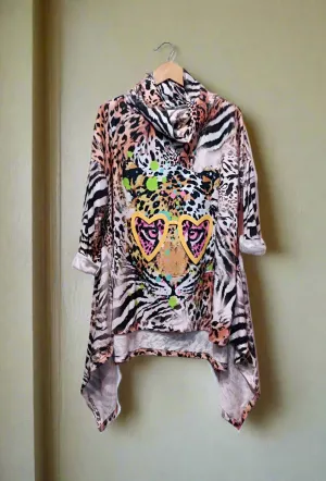 Tiger Eyes Turtleneck Tunic