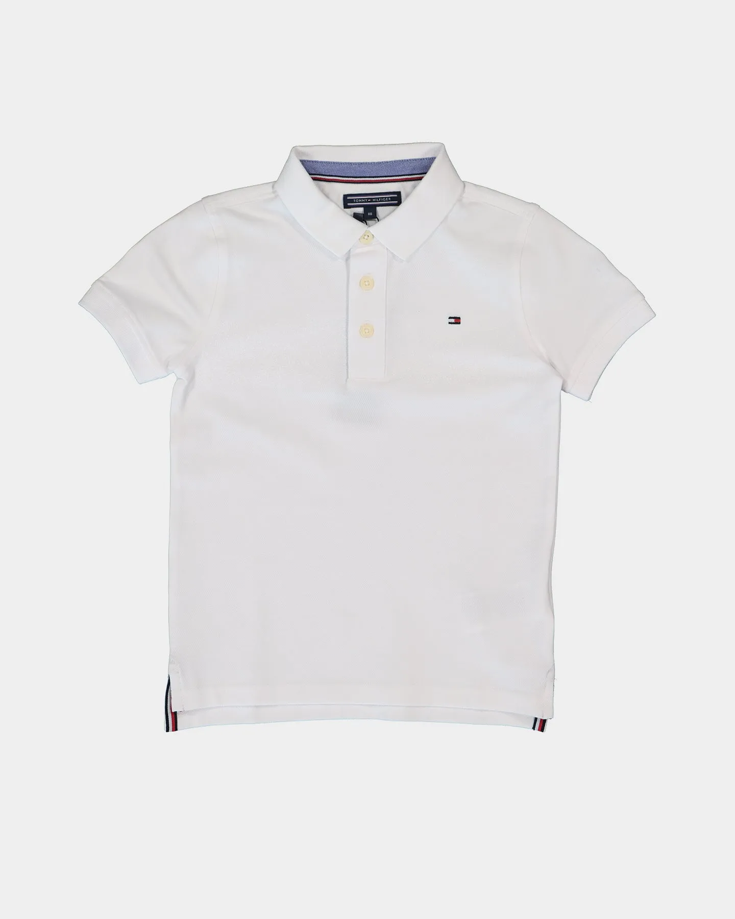 Tommy Hilfiger Kid's Tommy Short Sleeve Polo Shirt Bright White