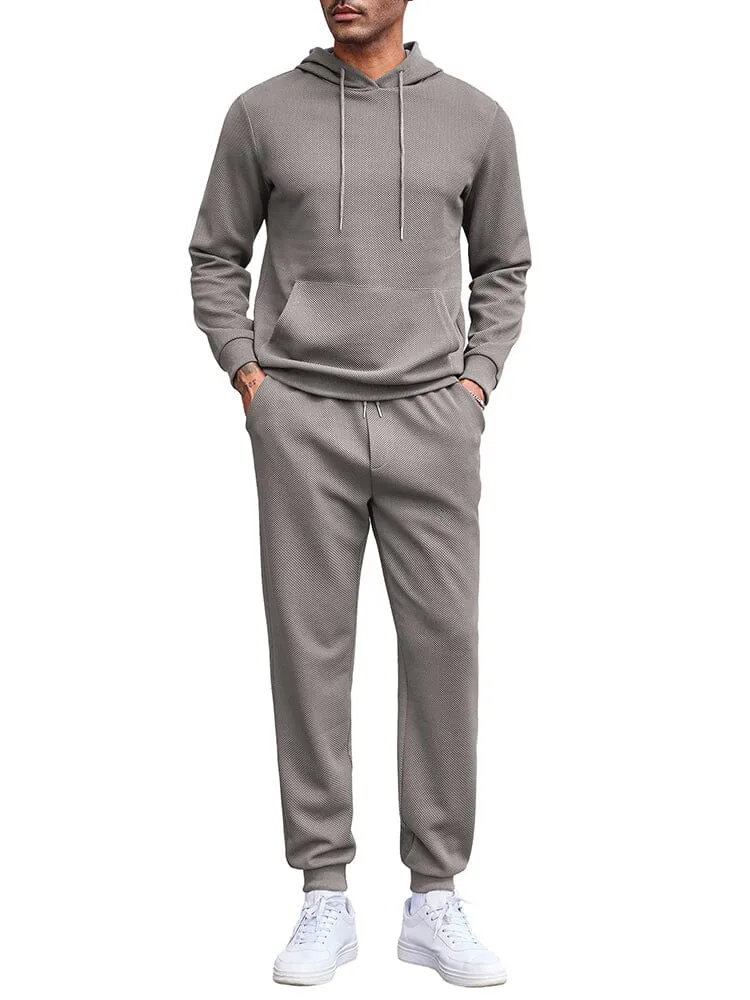 Waffle 2-Piece Hoodie Jogging Set (US Only)