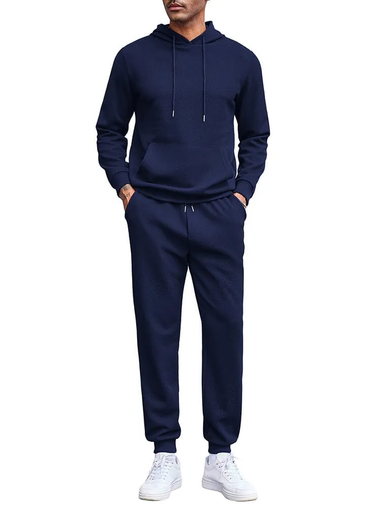 Waffle 2-Piece Hoodie Jogging Set (US Only)