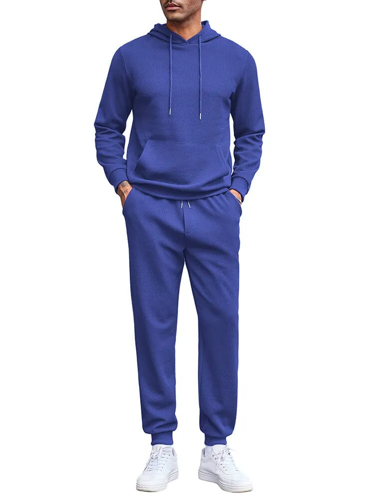 Waffle 2-Piece Hoodie Jogging Set (US Only)