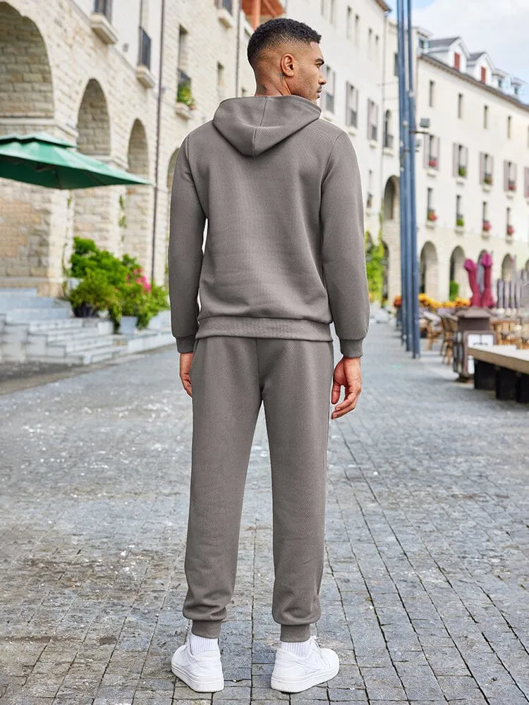 Waffle 2-Piece Hoodie Jogging Set (US Only)