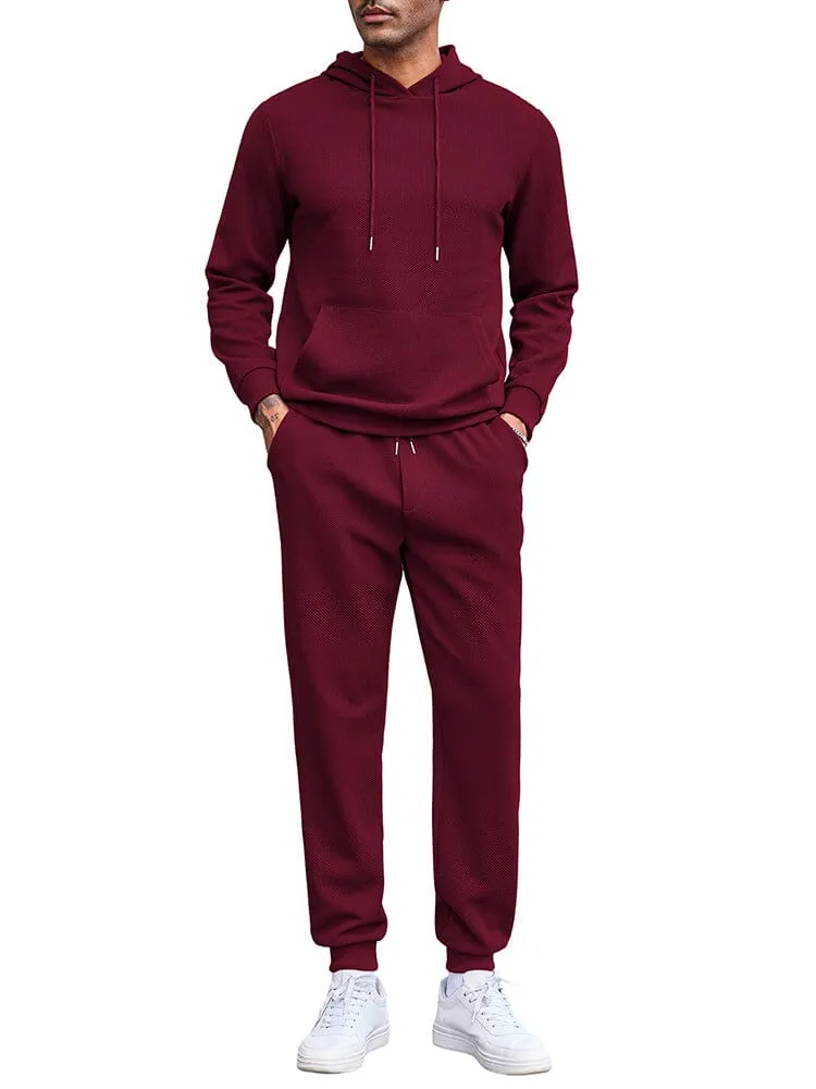 Waffle 2-Piece Hoodie Jogging Set (US Only)