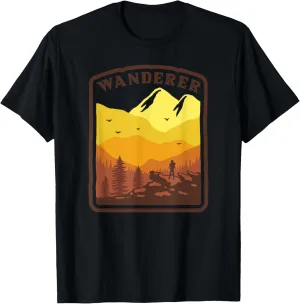 Wanderer Mountains Landscape T-Shirt