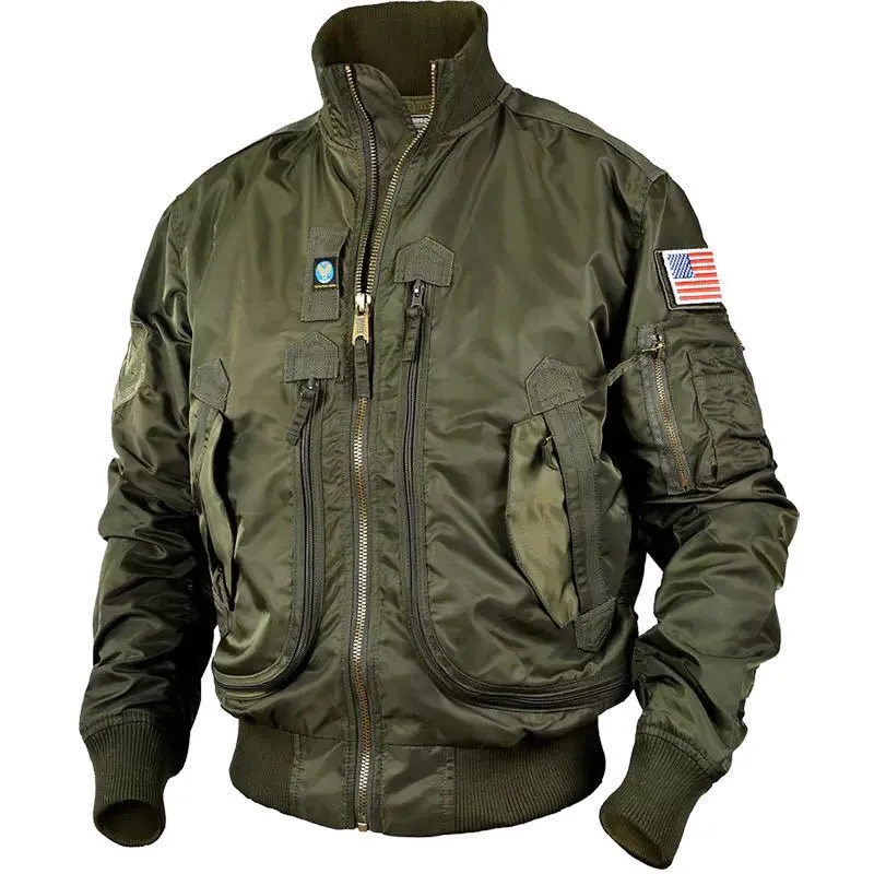 West Louis™ Army Style Tactical Windbreaker Jacket