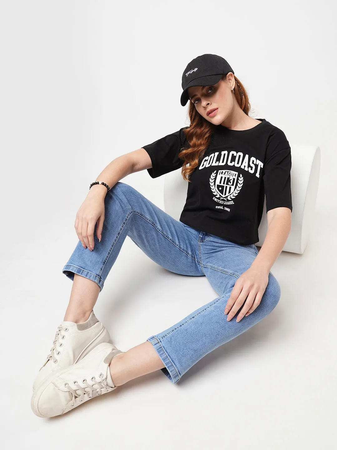 Women Blue Relax Straight Jeans