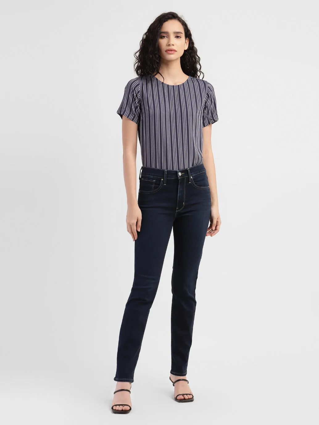 Women's High Rise 724 Straight Fit Jeans