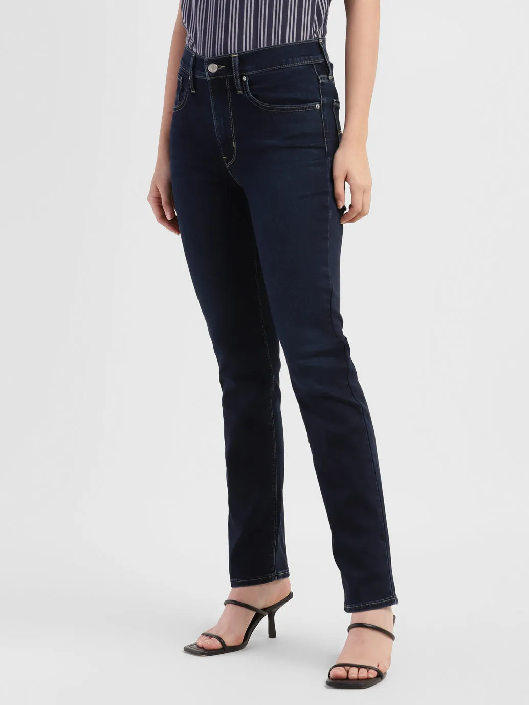 Women's High Rise 724 Straight Fit Jeans