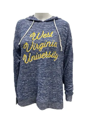 WVU Navy Cozy Tunic Hoodie